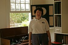 Valerie Hemingway was a personal secretary for Ernest and the wife of his son. Valerie advises on Hemingway villa reconstruction at Havana outskirts. Habana, Cuba, Tuesday, March 6, 2007.