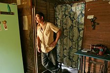 A school teacher.  In small towns free of tourists the rate of life is quite different. Baracoa, Cuba, Saturday, March 3, 2007.