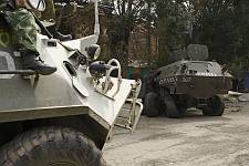 The streets of Tshinvali, Monday August 11, 2008. 