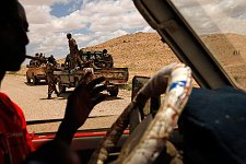 Somaliland Army. Los Anod, SomaliLand, Tuesday, October 16, 2007. The military constantly camp near Los Anod in the province of  SomaliLand, bordering on PuntLand. Fighting is resumed at this territory from time to time.