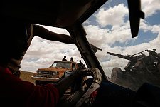 Somaliland Army. Los Anod, SomaliLand, Tuesday, October 16, 2007. The military constantly camp near Los Anod in the province of  SomaliLand, bordering on PuntLand. Fighting is resumed at this territory from time to time.