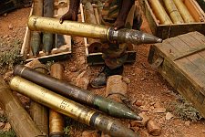 Somaliland Army. Los Anod, SomaliLand, Tuesday, October 16, 2007. The military constantly camp near Los Anod in the province of  SomaliLand, bordering on PuntLand. Fighting is resumed at this territory from time to time.