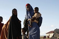 Residents of one of the villages. Los Anod, SomaliLand, Monday, October 15, 2007. For 16 years Somaliland has already been an actually independent state. It has its own constitution, relatively stable political system and comparatively efficient government, army, police as well as the currency of it's own. Nevertheless not a single country has so far recognized the sovereignty of Somaliland.