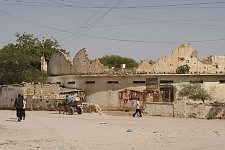 The national museum building ruined in the war. Hargeisa, SomaliLand, Friday, October 5, 2007. For 16 years Somaliland has already been an actually independent state. It has its own constitution, relatively stable political system and comparatively efficient government, army, police as well as the currency of it's own. Nevertheless not a single country has so far recognized the sovereignty of Somaliland.
