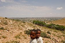 The boys in the outskirts of the capital.  Hargeisa, SomaliLand, Saturday, September 29, 2007. For 16 years Somaliland has already been an actually independent state. It has its own constitution, relatively stable political system and comparatively efficient government, army, police as well as the currency of it's own. Nevertheless not a single country has so far recognized the sovereignty of Somaliland.