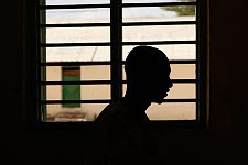 A patient of the mental hospital. Hargeisa, SomaliLand, Monday, October 8, 2007. The only mental hospital in the country has a male and a female wards with about a hundred patients altogether.