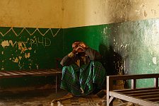 Patient of the mental hospital in a common ward. Hargeisa, SomaliLand, Saturday, October 6, 2007. The only mental hospital in the country has a male and a female wards with about a hundred patients altogether.