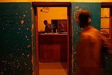 Daily life scene inside the police station. Hargeisa, SomaliLand, Wednesday, October 10, 2007. The police station named New Hargeisa is situated in one of the most criminal districts of the capital with its largest market and railway terminal.