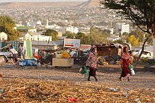 Street scene in Hargeisa, SomaliLand, Monday, October 8, 2007. For 16 years Somaliland has already been an actually independent state. It has its own constitution, relatively stable political system and comparatively efficient government, army, police as well as the currency of it's own. Nevertheless not a single country has so far recognized the sovereignty of Somaliland.