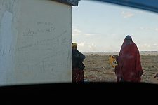 Next to the hospital for the soldiers wounded in battle. Los Anod, SomaliLand, Monday, October 15, 2007. The military constantly camp near Los Anod in the province of  SomaliLand, bordering on PuntLand. Fighting is resumed at this territory from time to time.